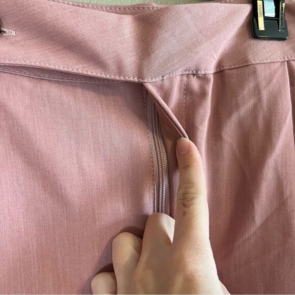 ✨ Hyfve Women’s Pink Trousers Dress Pants Large NWT - Picture 4 of 11